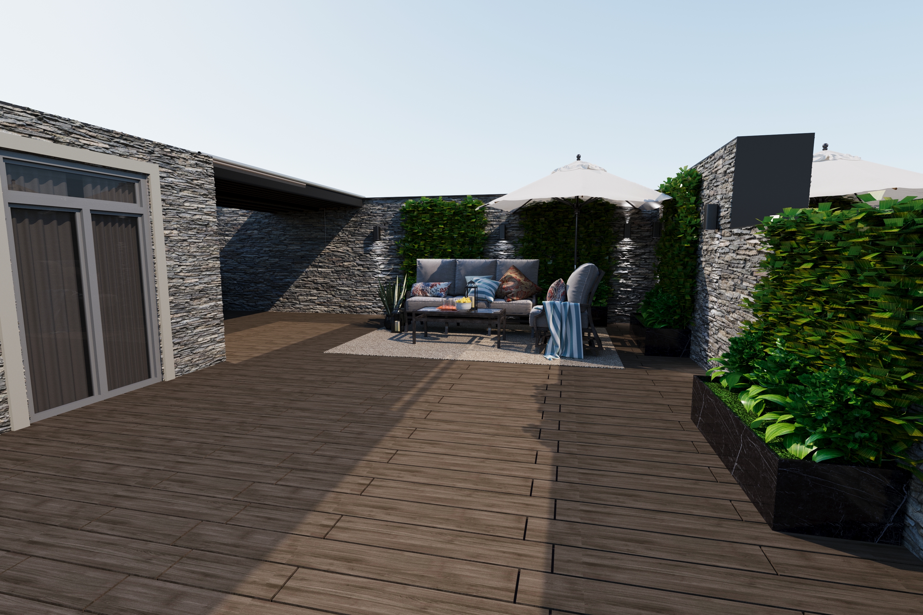 Терраса и зона отдыха