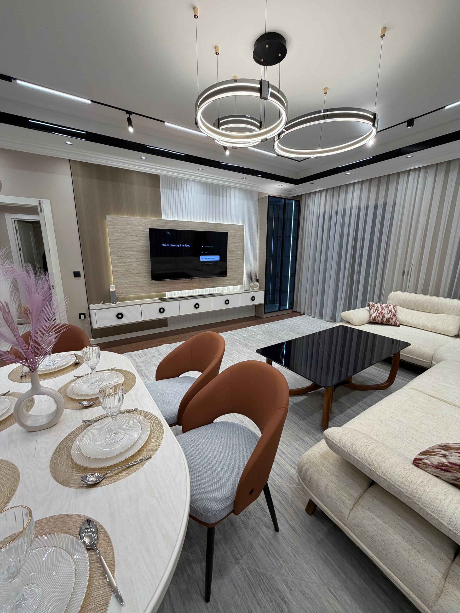 NUR JKdagi yangi 3 xonali kvartira