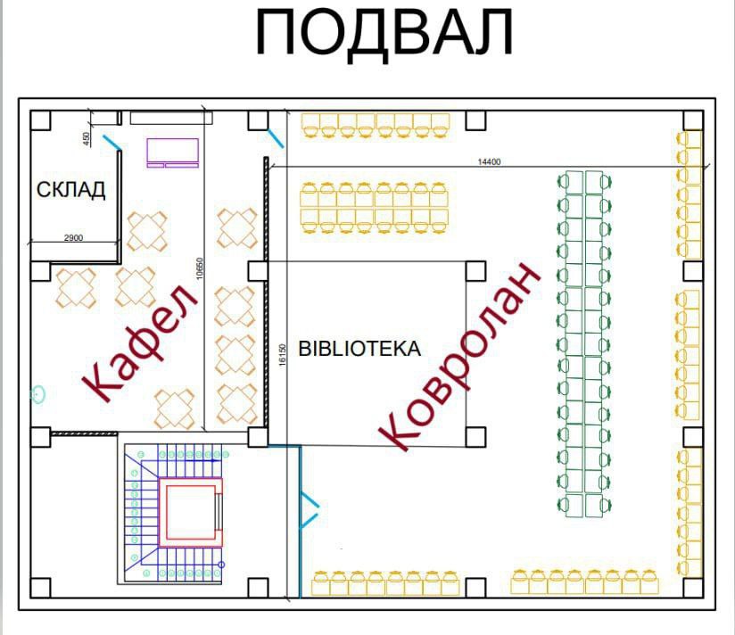 Building for rent on the 1st line, Muqimiy