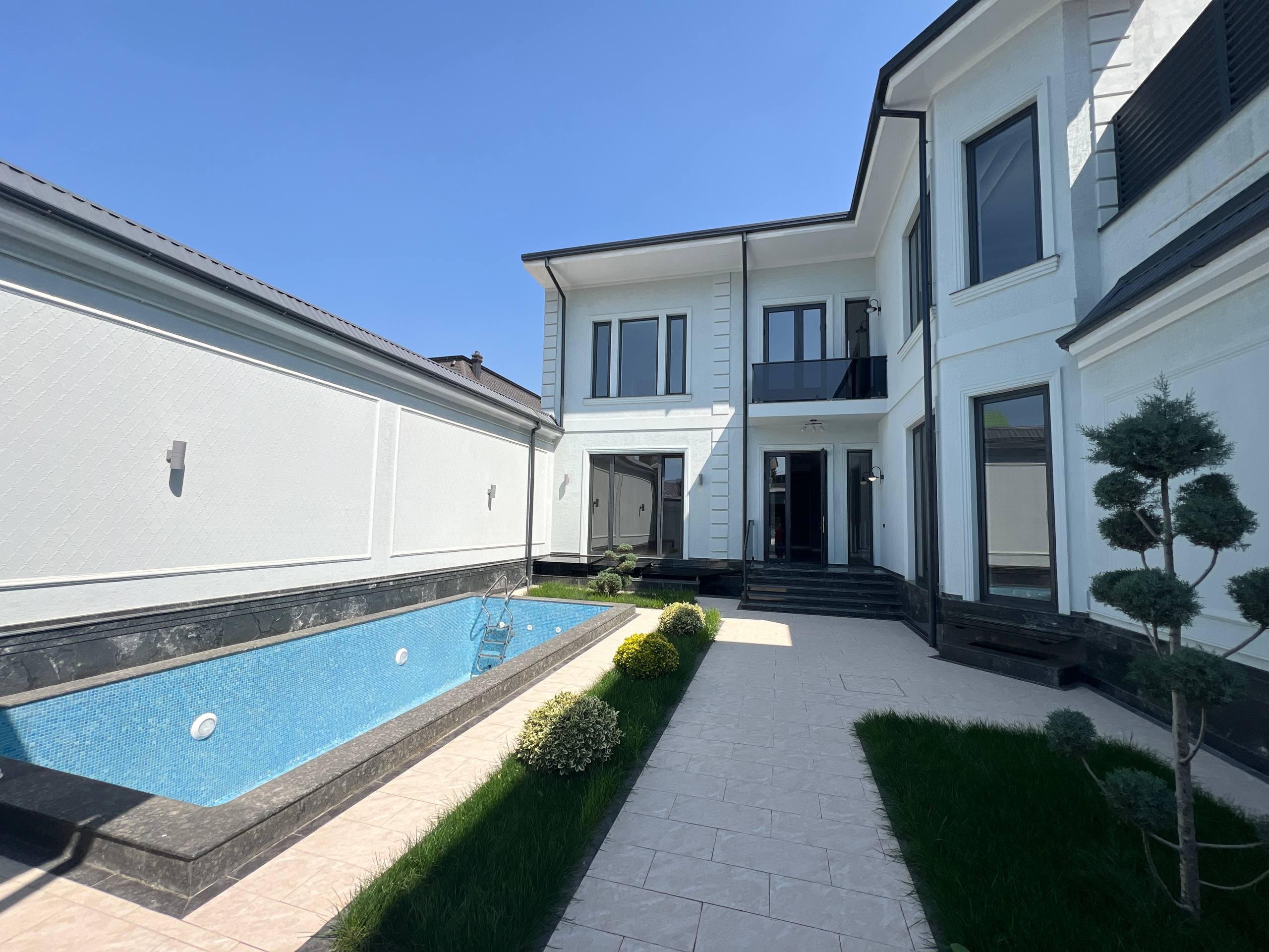 Дом в центре Луначарского 5 соток — 600 м², бассейн, 3 уровня