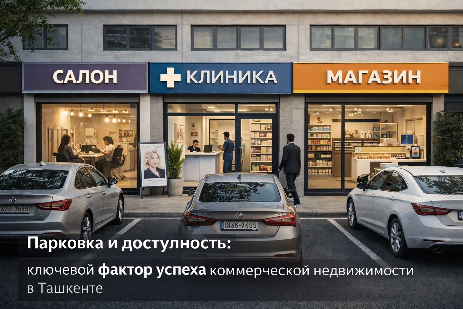 Парковка и доступность: скрытые факторы успеха коммерции в Ташкенте