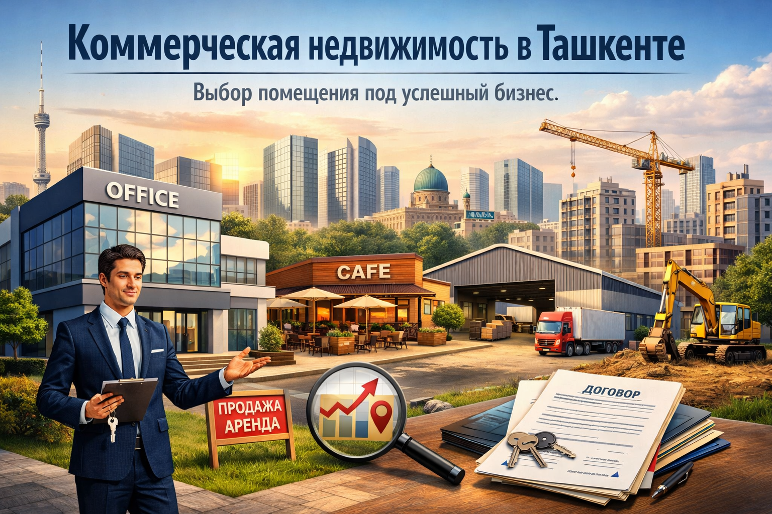 Коммерческая недвижимость в Ташкенте: как выбрать помещение под успешный бизнес