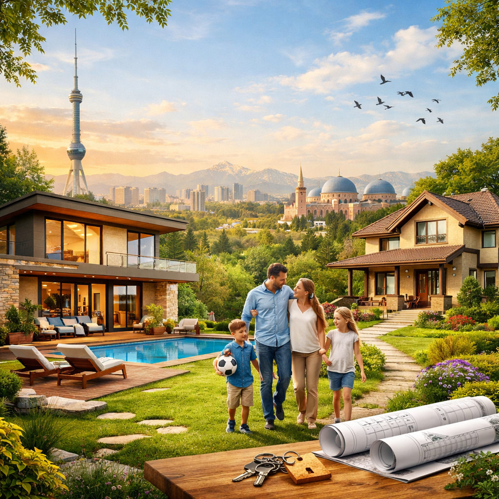 Дома и коттеджи в Ташкенте: почему всё больше покупателей выбирают жизнь за городским ритмом