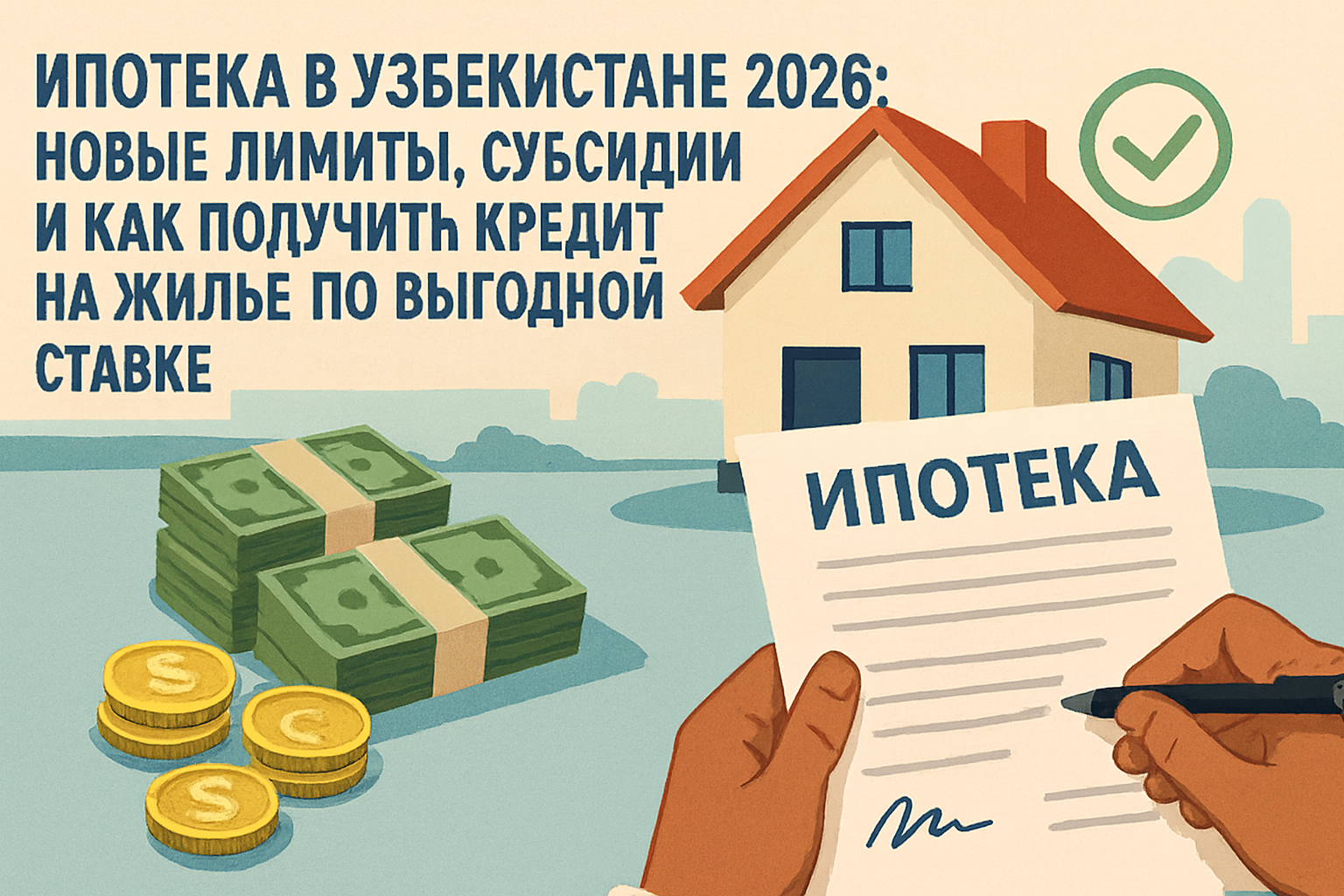 Ипотека в Узбекистане 2026: Новые лимиты, субсидии и как получить кредит на жилье по выгодной ставке