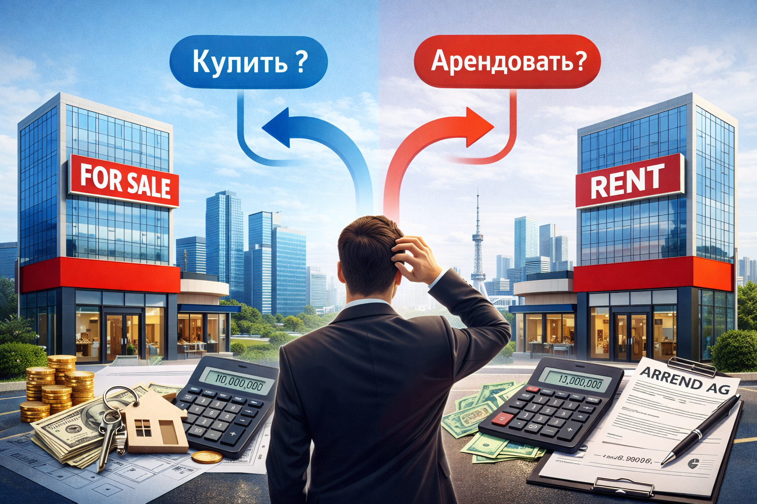 Qaysi biri foydaliroq: tijorat ko‘chmas mulkini sotib olishmi yoki ijaraga olish