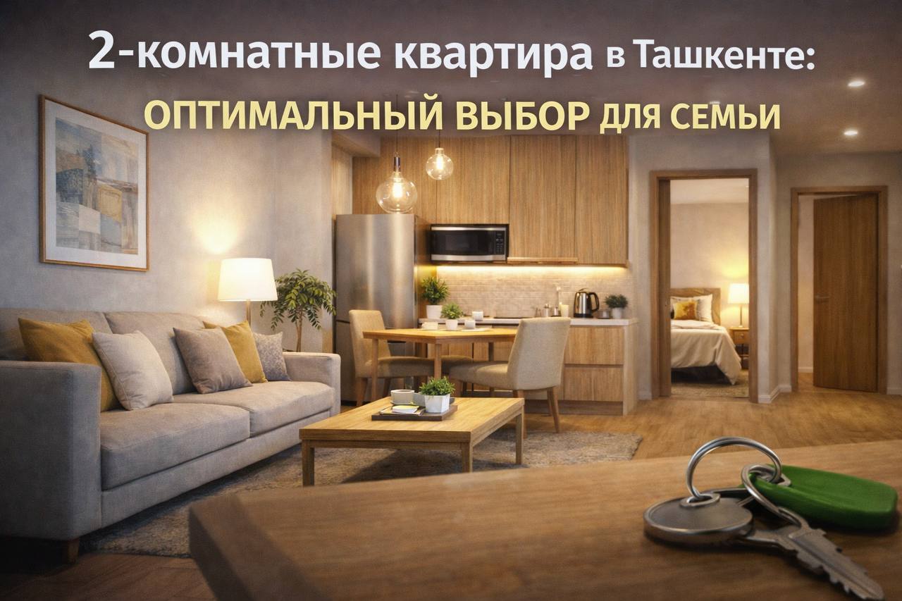 2-bedroom apartments in Tashkent: the best choice for families