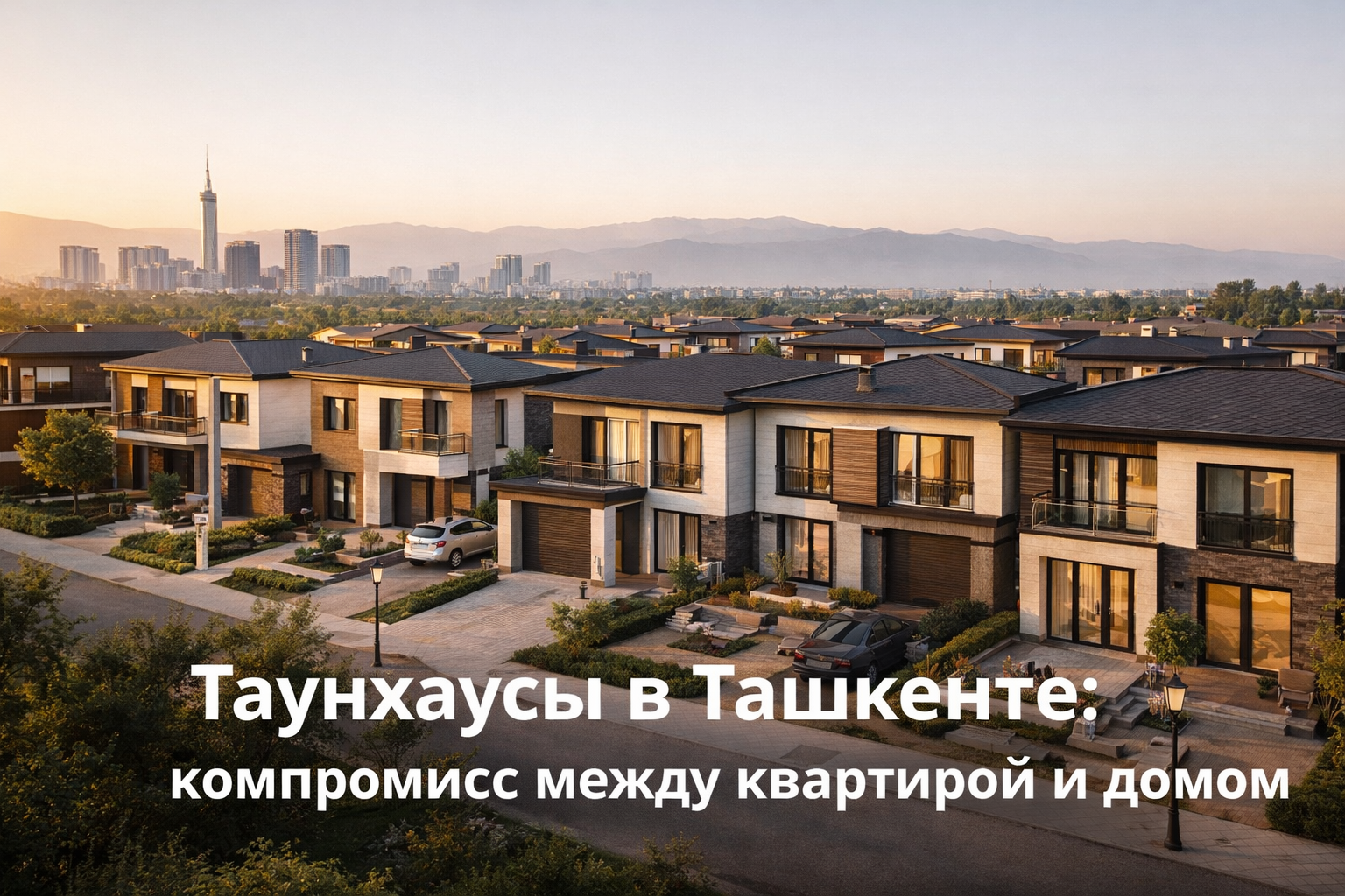 Таунхаусы в Ташкенте: компромисс между квартирой и домом