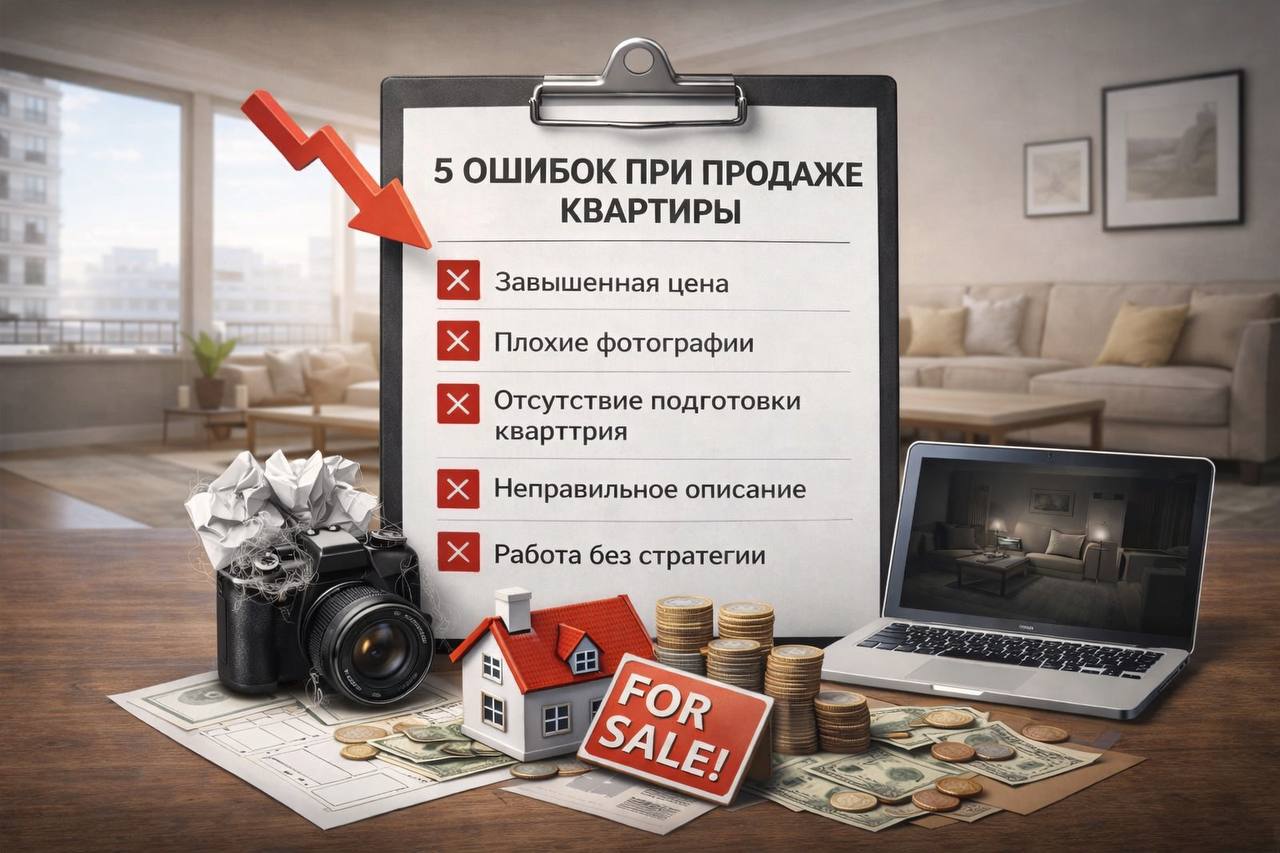 5 ошибок при продаже квартиры, из-за которых теряются тысячи долларов